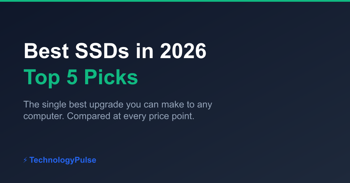 Best SSDs in 2026